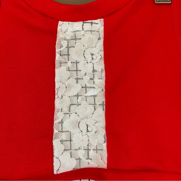 NWOT 2/3 Year Old Girls Black, White, and Red Colour Dress With Frills - Picture 5 of 16